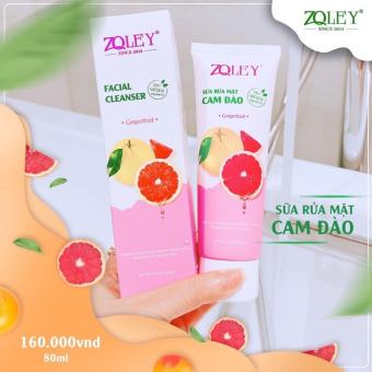 Sữa Rửa Mặt Cam Đào Zoley 80ml