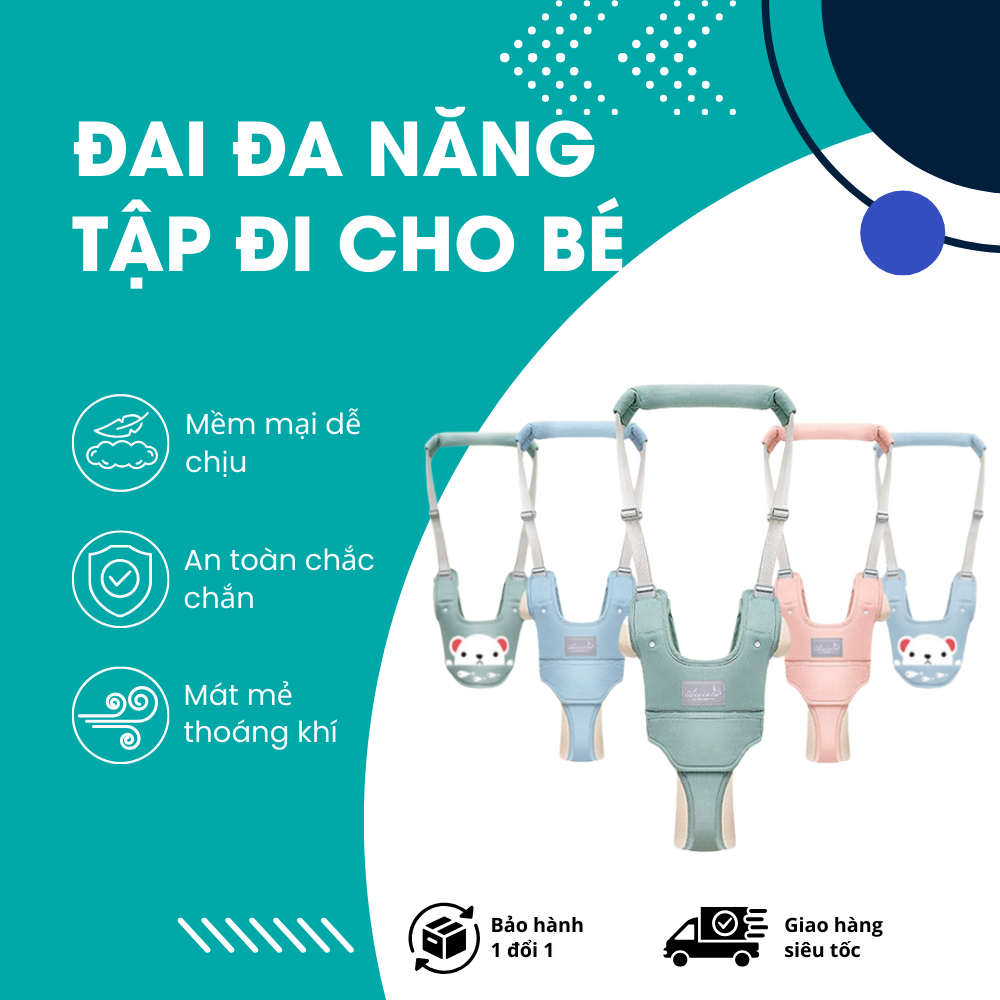 Đai tập đi Aixintu cho bé từ 5 tháng đến 3 tuổi Hàng đúng hãng chất lượng tuyệt vời