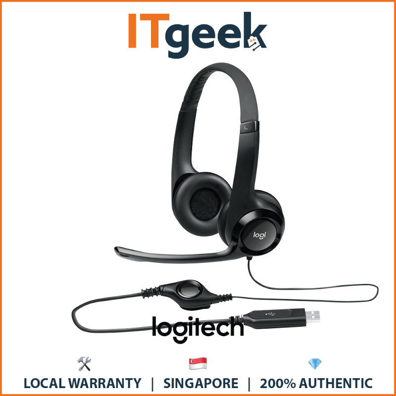 (48hrs Delivery) Logitech USB Stereo Headset (H390) Singapore