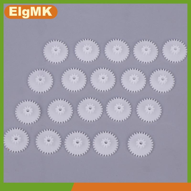 ElgMK 20pcs 30 răng Bánh Răng Nhựa, mô hình 30102b giảm Worm bánh răng cho RC Xe Robot động cơ DIY Mô hình công nghệ phụ tùng