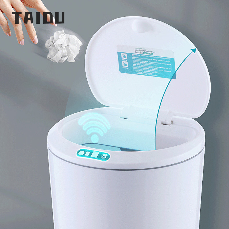 TAIDU Smart induction electric desktop car trash can storage box table dormitory office tissue box snack box ราคา 278 บาท*ส่งฟรี