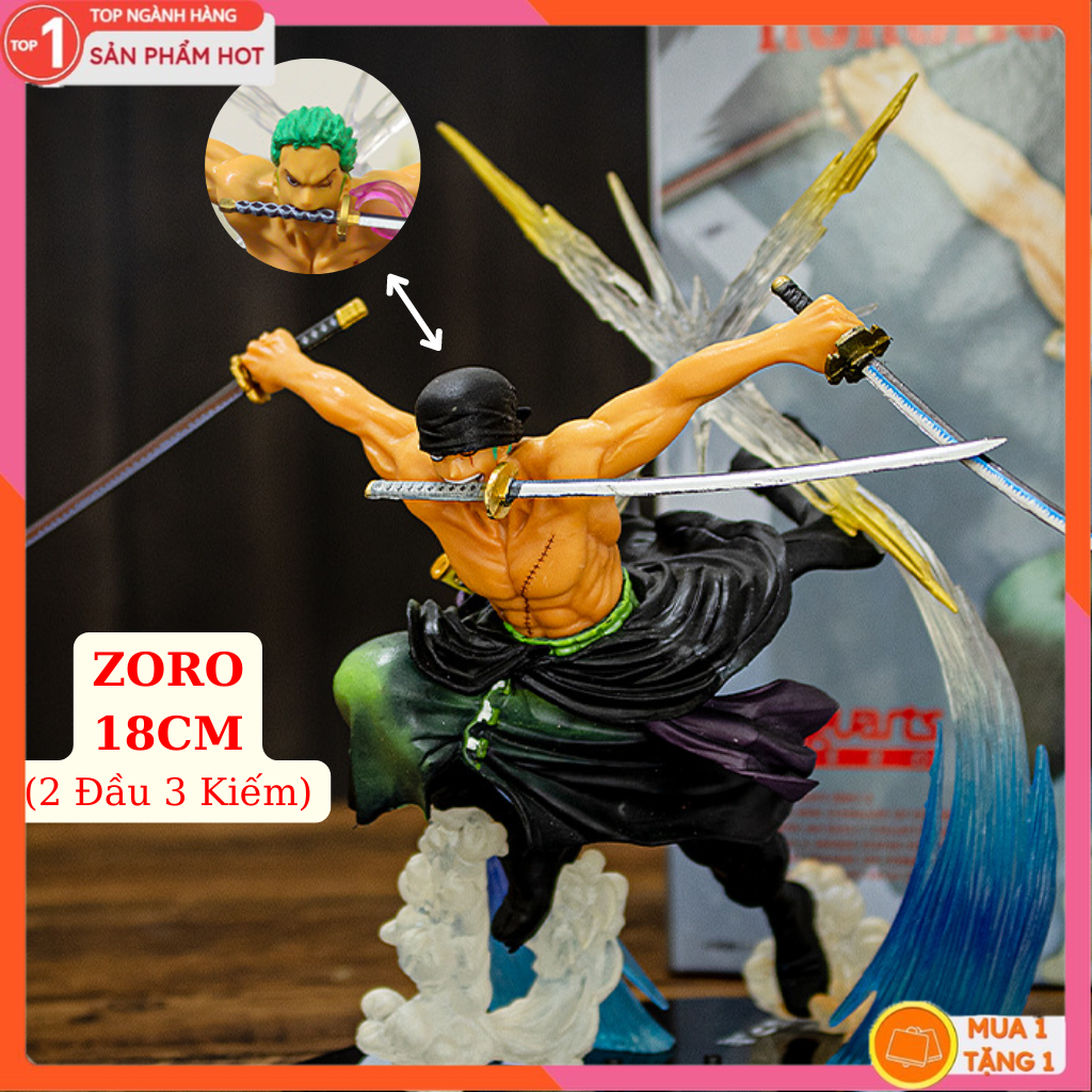 Mô Hình Zoro Thợ Săn Hải Tặc 18Cm Mô hình One Piece Figure Mô Hình Anmie One Piece Luffy Vua Hải Tặc