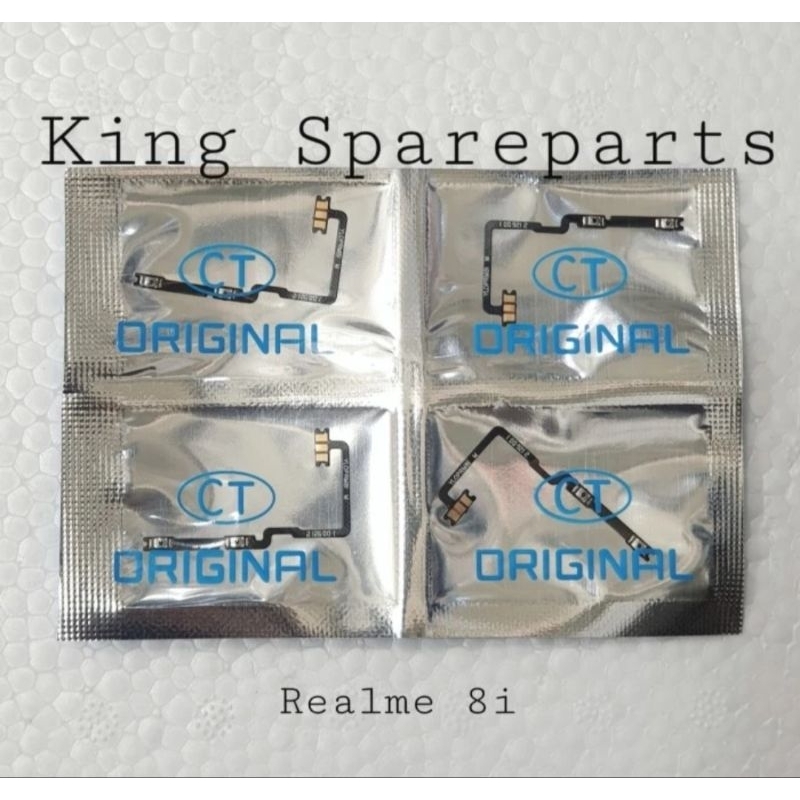 FLEXIBEL FLEXIBLE FLEKSIBEL VOL VOLUME REALME 8I ORIGINAL Harga 7,840 rupiah*Gratis Ongkir