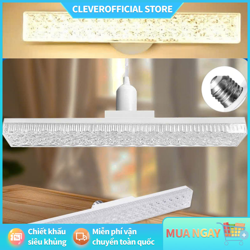 ⚡Miễn Phí Vận Chuyển⚡Đèn LED dải bóng đèn siêu sáng E27 vít miệng trần chiếu sáng hộ gia đình công suất cao độ sáng cao dải dài pha lê