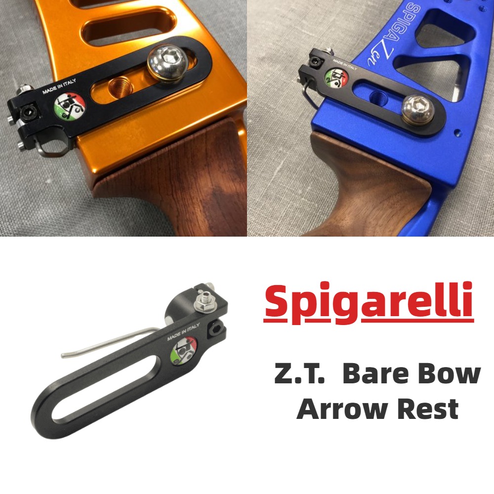 ARCO SPORT SPIGARELLI ZT Model C/A Rear Wire Bare Bow Arrow Rest Phần Còn Lại Mũi Tên Trần