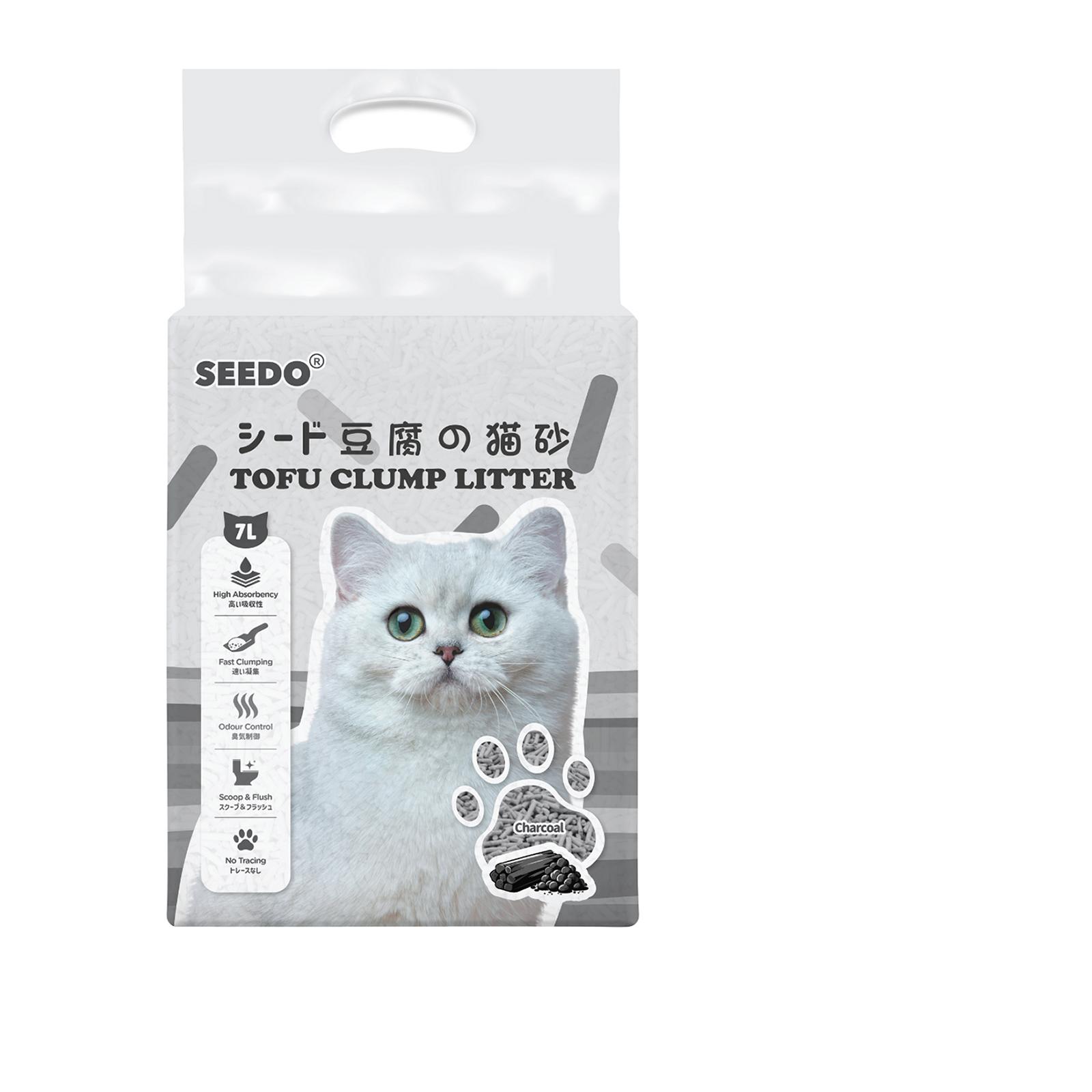 Seedo Tofu Cat Litter 7L (Charcoal)