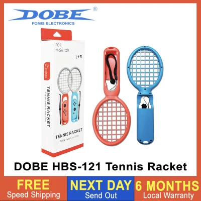 (2 Pack) Tennis Racket for Switch, Nintendo Switch Joy-Con Controller Accessories for Game Mario Tennis Aces - Only Use for Swing Mode [Local Warranty]