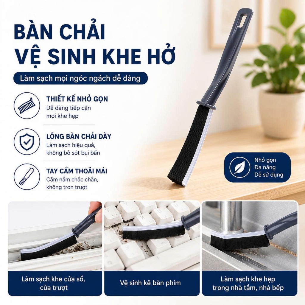 Bàn Chải Vệ Sinh Khe Hở - Cọ Góc Chết Thông Minh Tiện Lợi (A434)