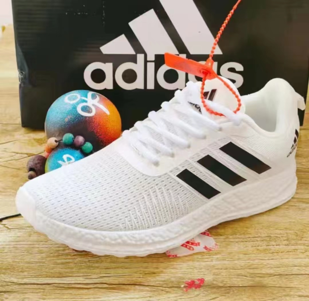 mens white adidas shoes on sale