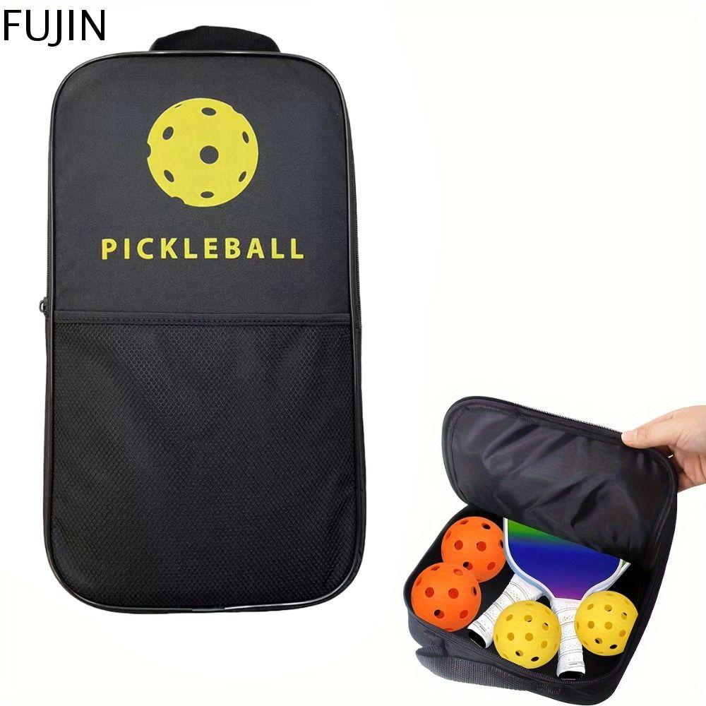 FUJIN Không thấm nước Túi đựng vợt pickleball Sức chứa lớn Vải Oxford Hộp đựng Vợt Đa năng Tấm che bụi Đồ bảo vệ mái chèo pickleball Dành cho du lịch và Đào tạo