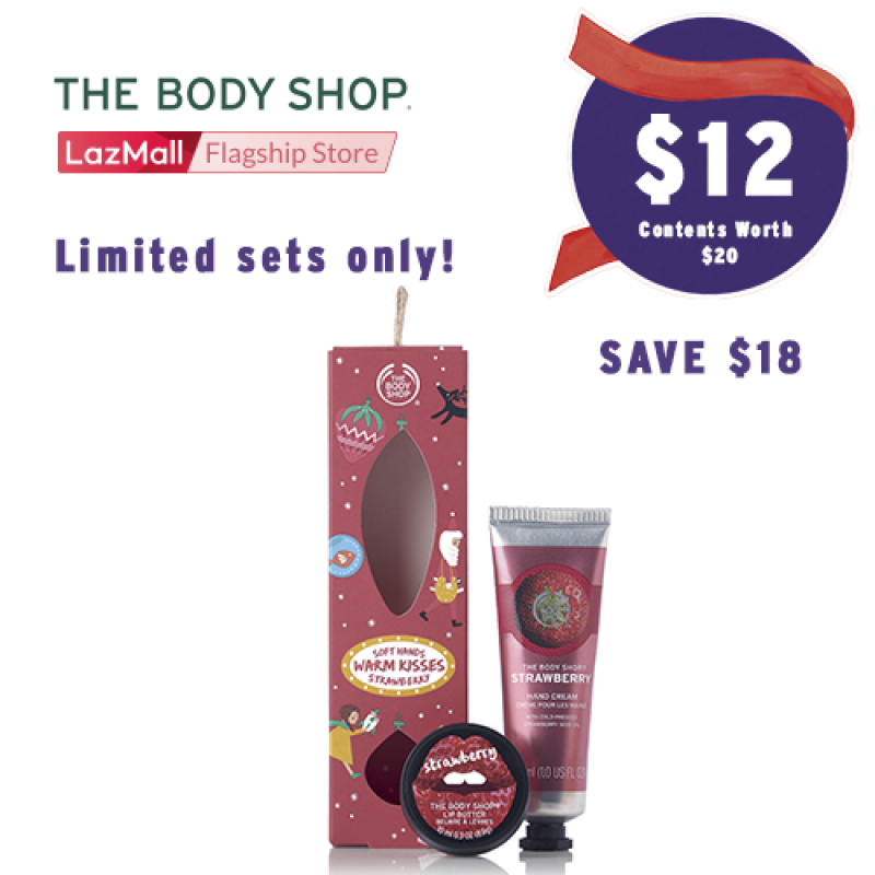 Buy The Body Shop Soft Hands, Warm Kisses Irresistibly Juicy Strawberry Singapore