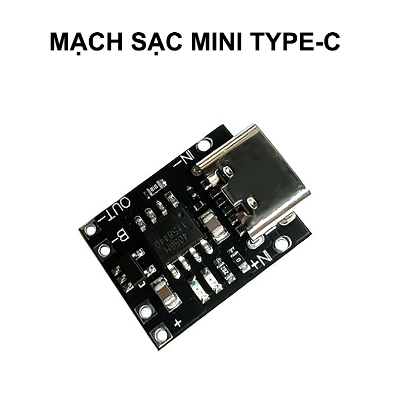 Mạch sạc pin Mini cổng sạc TypeC - sạc pin lithium - polimer
