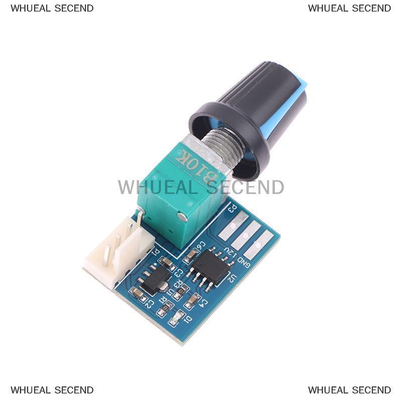 WHUEAL Dc 12V đơn kênh điều khiển tốc độ quạt PWM điều khiển tốc độ 25KHz điều khiển động cơ với chi