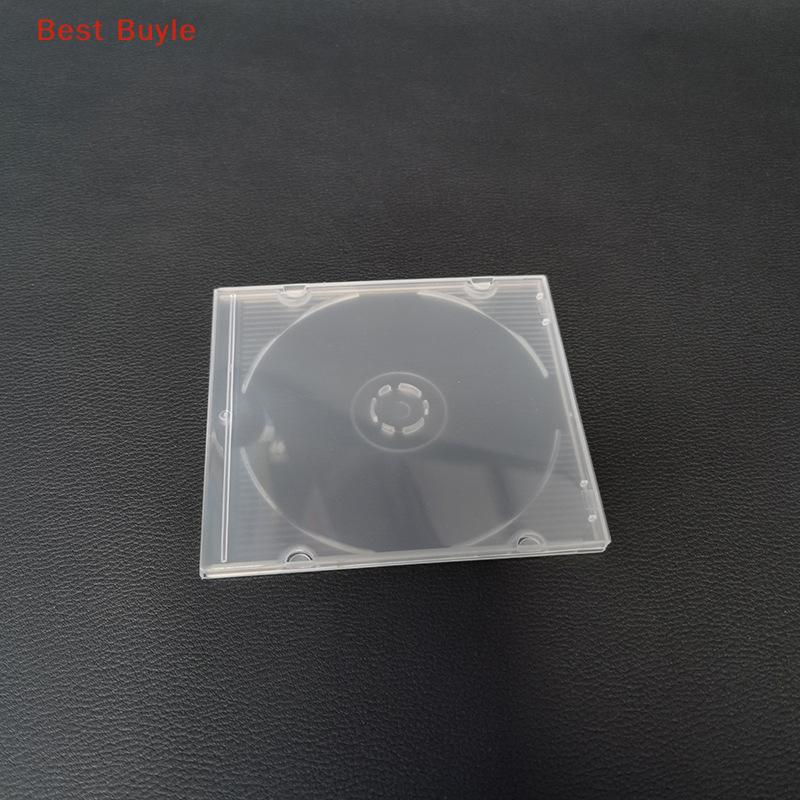 💖Best Buyle 1PC 8cm readstar trong suốt PP siêu mỏng tiêu chuẩn DVD trường hợp 3inch CD Gói xách tay CD hộp lưu trữ