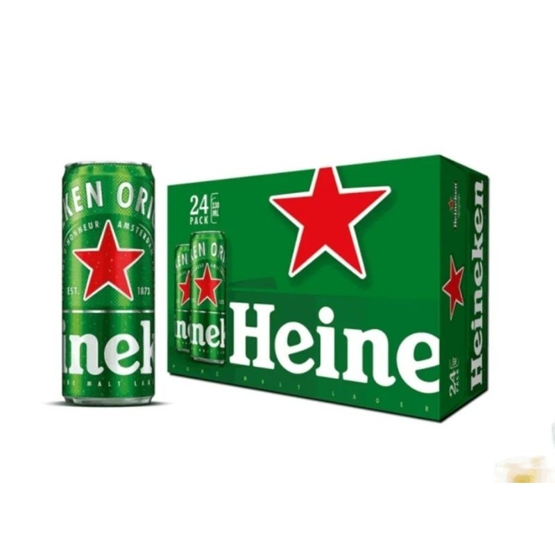 Thùng 24 lon bia Heineken 330ml/lon