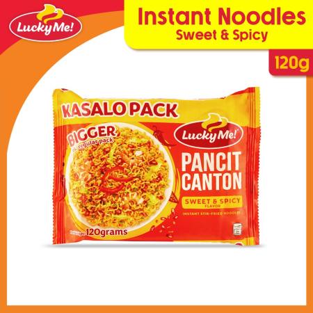 Lucky Me! Sweet & Spicy Pancit Canton Instant Noodles 120g