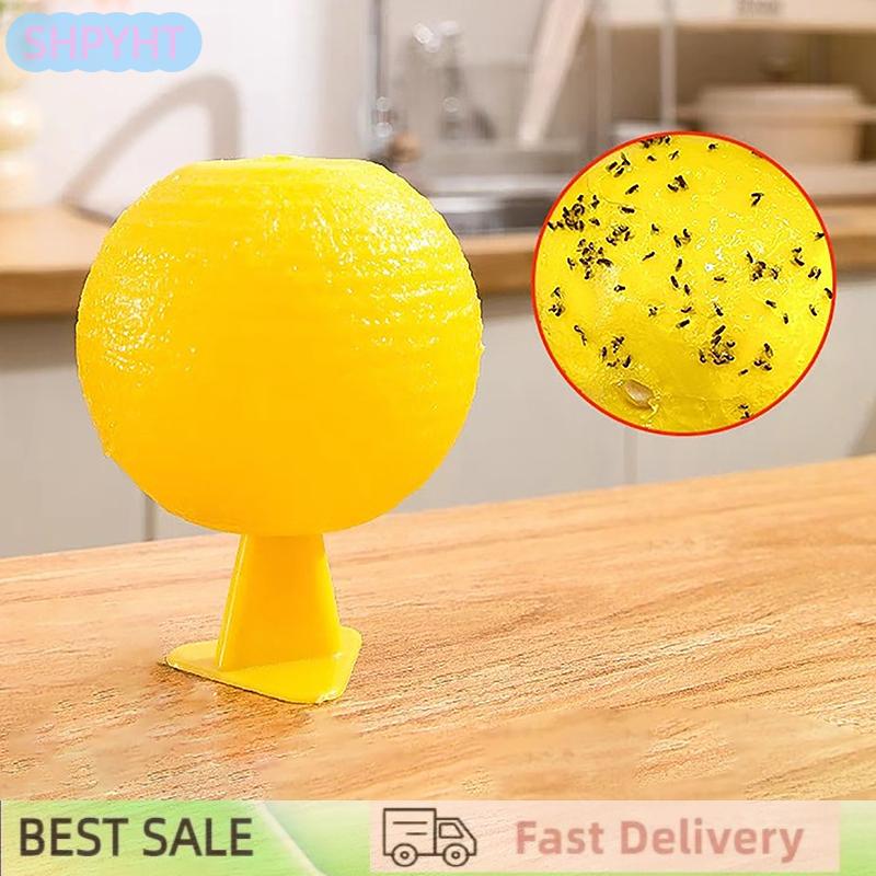 SHPYHT กับดักแมลงวันผลไม้กับดักแมลงบินลูกบอลกับดักเหนียวมีประสิทธิภาพนักฆ่าแมลงวันผลไม้จับแมลงผลไม้ ราคา 28 บาท*ส่งฟรี