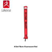Lakexus SMB 1.2M/1.5M/1.8M Scuba Diving Inflatable Buoy Visibility Safety Scuba Diving SMB Surface Signal Marker Buoy Accessory