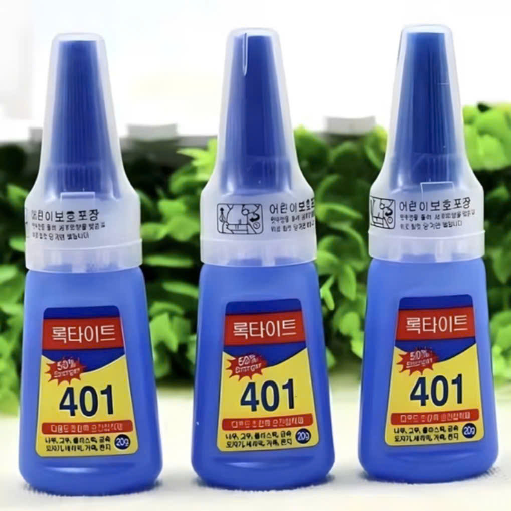 Keo dán 401 siêu mạnh – bám dính chắc chắn, khô nhanh trong tích tắc, nắp đậy 2 lớp chống khô cực hiệu quả