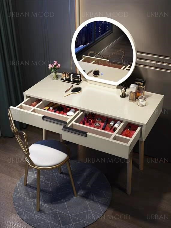 KARRIE LED Dressing Table With Mirror