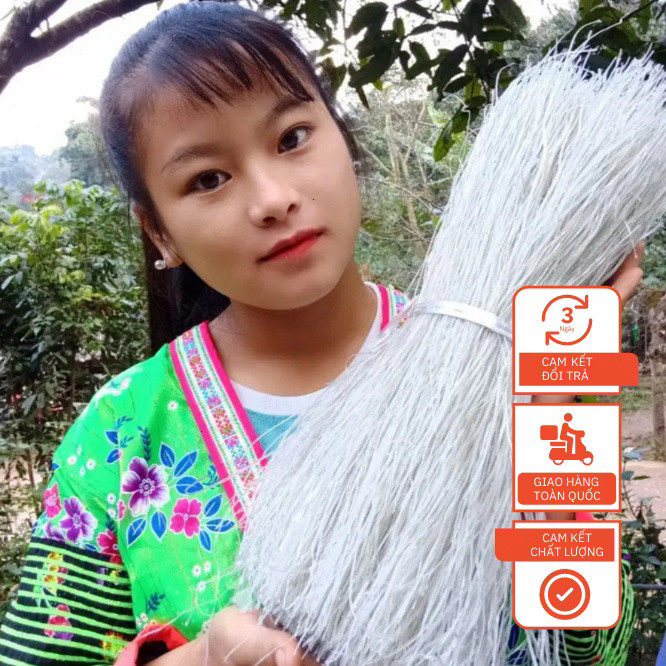 Miến Dong Sùng Bầu (1kg sợi nhỏ) - Miến Sạch Không Chất Bảo Quản - Dai Ngon
