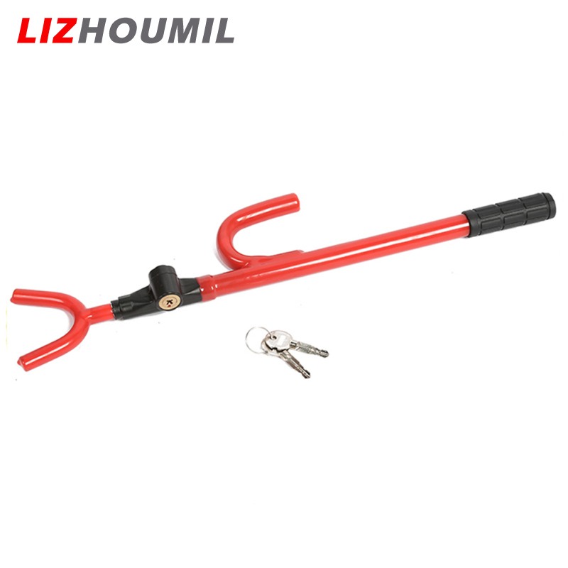 LIZHOUMIL Vehicle Anti-theft Device Steering Wheel Lock Extension-type Anti-theft Car Lock