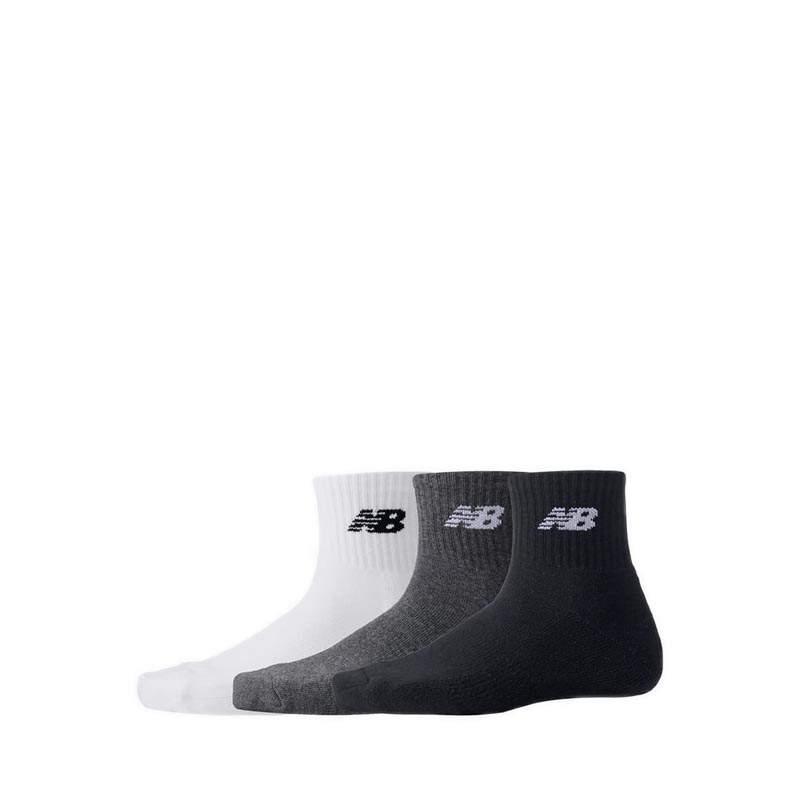 3 gói tất dài đến mắt cá chân new balance nb everyday unisex - white