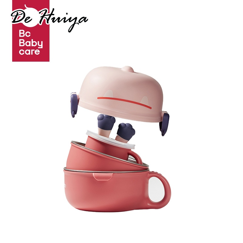 DEHUIYA A 6-Course BC babycare 6-Course cereal Bowl high - end 316 stainless STEEL Baby ราคา 679 บาท*ส่งฟรี