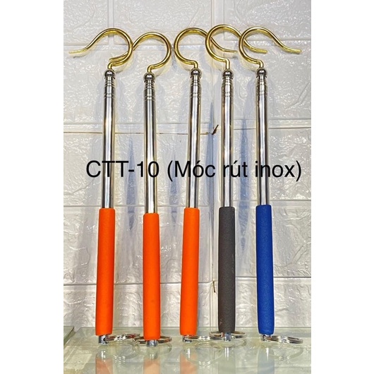 Móc rút inox Treo lồng chim cao cấp phụ kiện lồng chim Kabosa