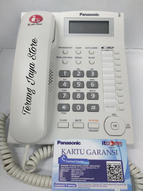 TELEPON KABEL PANASONIC KX-TS885ND (PUTIH) PESAWAT TELEPON RUMAH TS885 Harga 1,350,000 rupiah*Gratis Ongkir