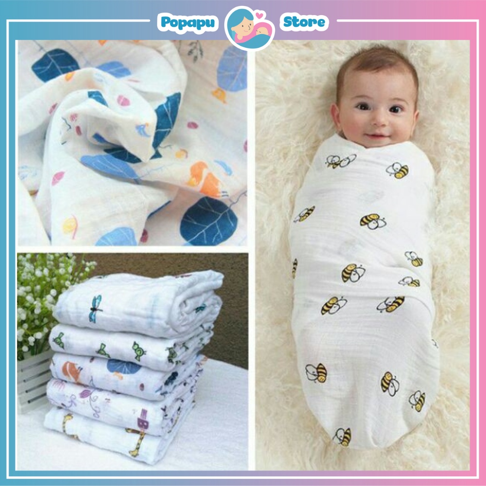 Khăn xô aden sợi tre 100% chất siêu mềm cho bé, cỡ đại 1m2 x 1m. khăn xô đa chức năng.