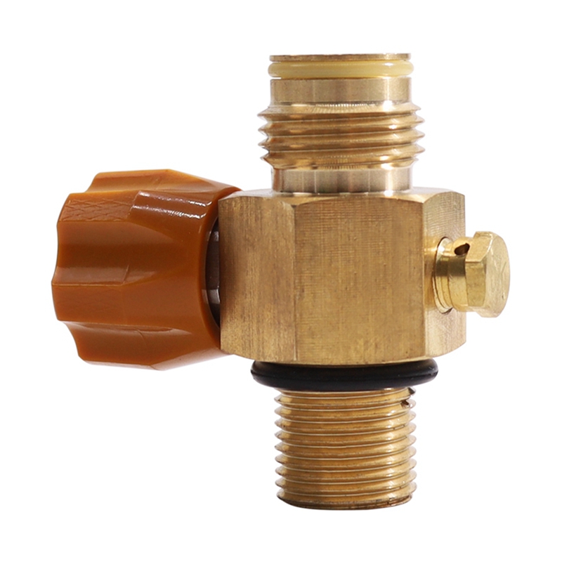 CO2 Tank Adapter CO2 Refill Adapter G1/2 14 M18X1.5 Refill CO2 Valve Adapter Thread Converter