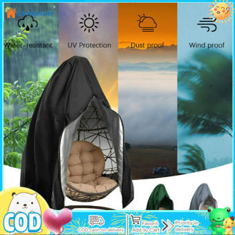 Lumiparty【hàng có sẵn】patio treo trứng bọc ghế 210D treo bọc ghế trứng võng treo 91x79 trong Patio đứng Bìa võng treo bọc ghế S