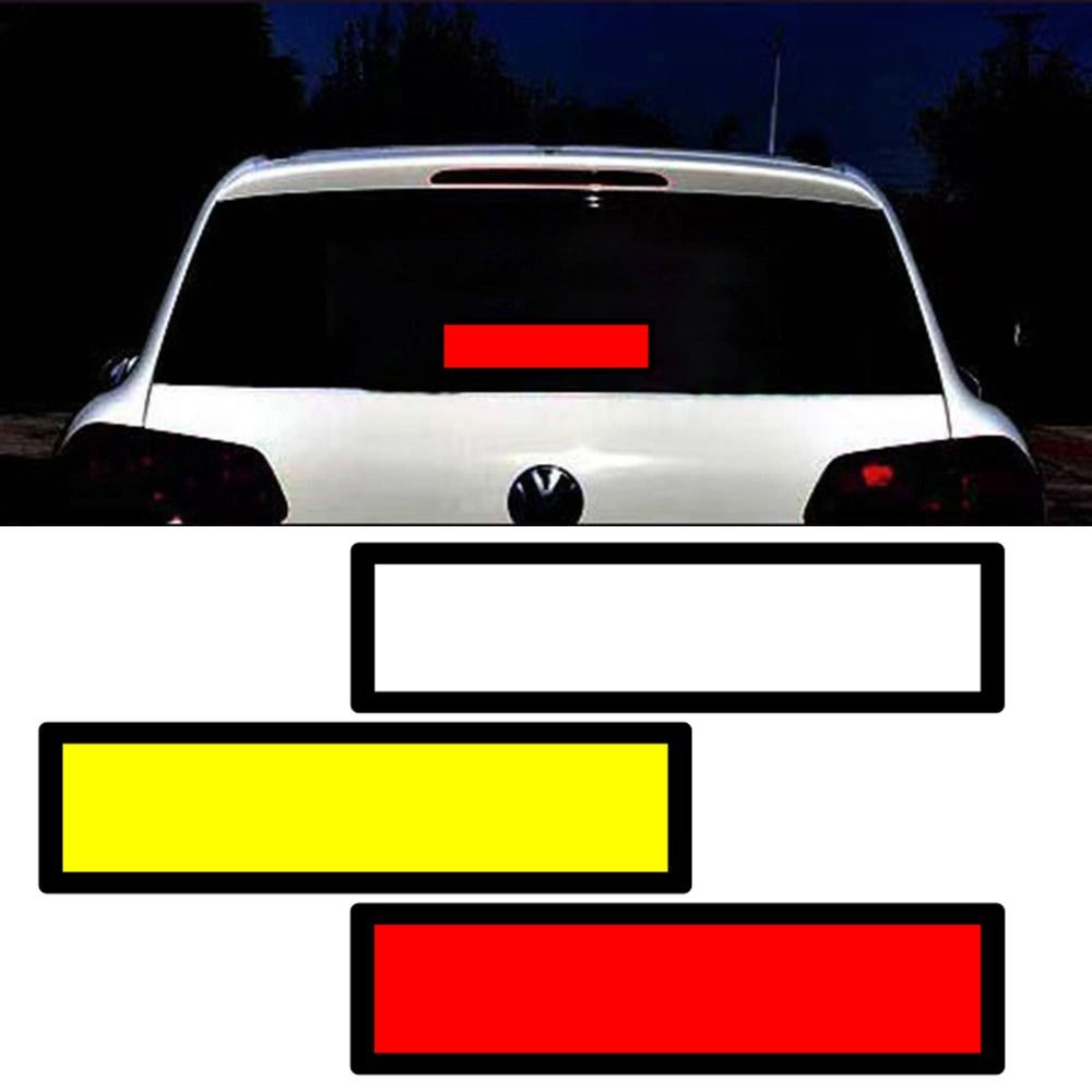 TRANA Viết tự làm Nhãn dán xe hơi LED Điện 5 chế độ Đề can xe hơi Bền Trắng/vàng/đỏ Biển báo an toàn xe hơi Kính chắn gió