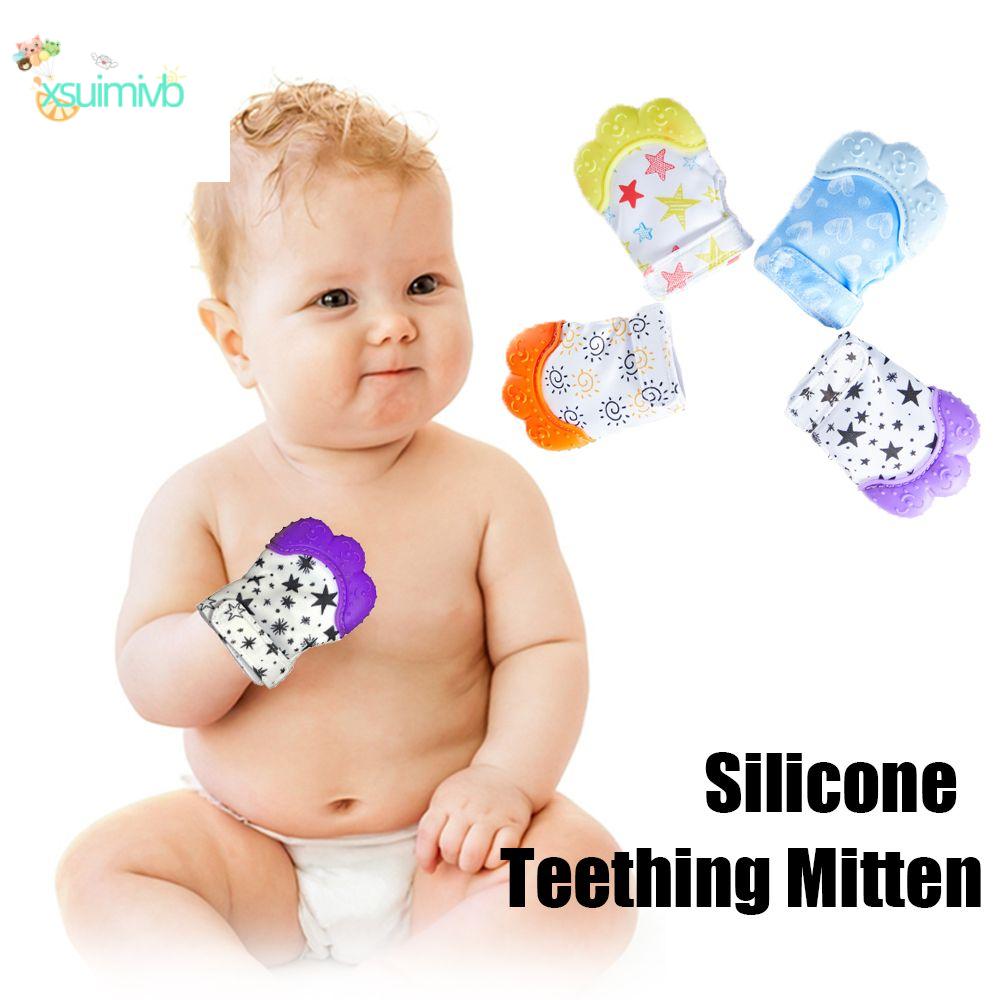 XSUIMI Teething Anti-eating Hand Newborn Silicone Star Children Silicone