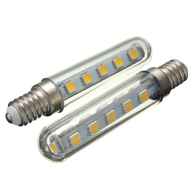 (U G B R) 2pcs 2.5W Led Light Bulb For Kitchen Chimney Hood Exhaust Cooker 220V Warm White