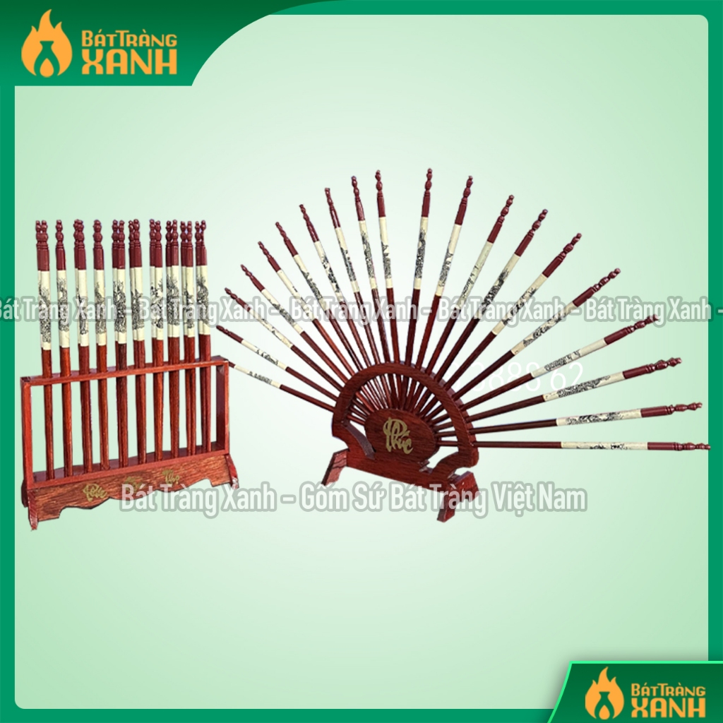 Bộ đũa thờ 10 đôi - 6 đôi + giá đũa - tâm linh - truyền thống - văn hóa người việt