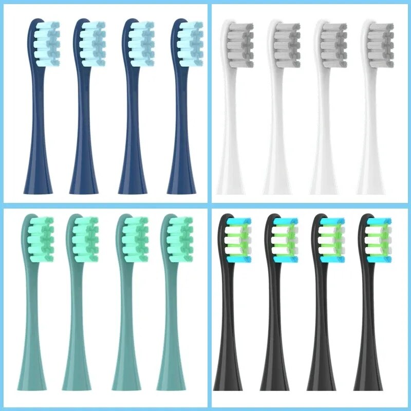 Đầu bàn chải thay thế cho oclean dòng chảy/x/x Pro/F1/một/không khí 2 bàn chải đánh răng điện sóng âm Dupont Lam Lục lông mềm vòi phun