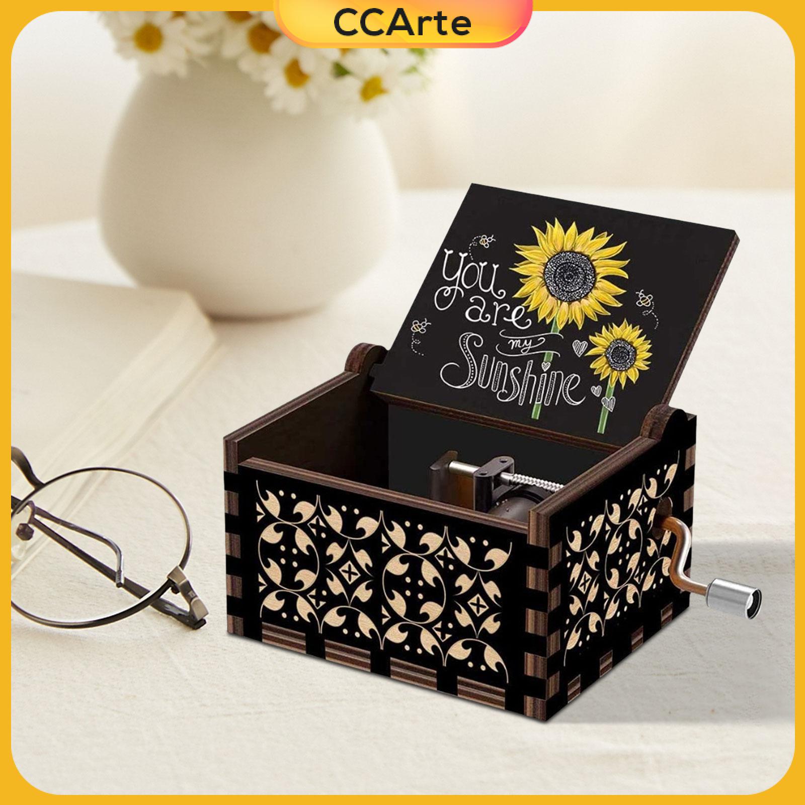 CCArte You Are My Sunshainemusic Boxes Love Gift Wooden Sunshine Musical