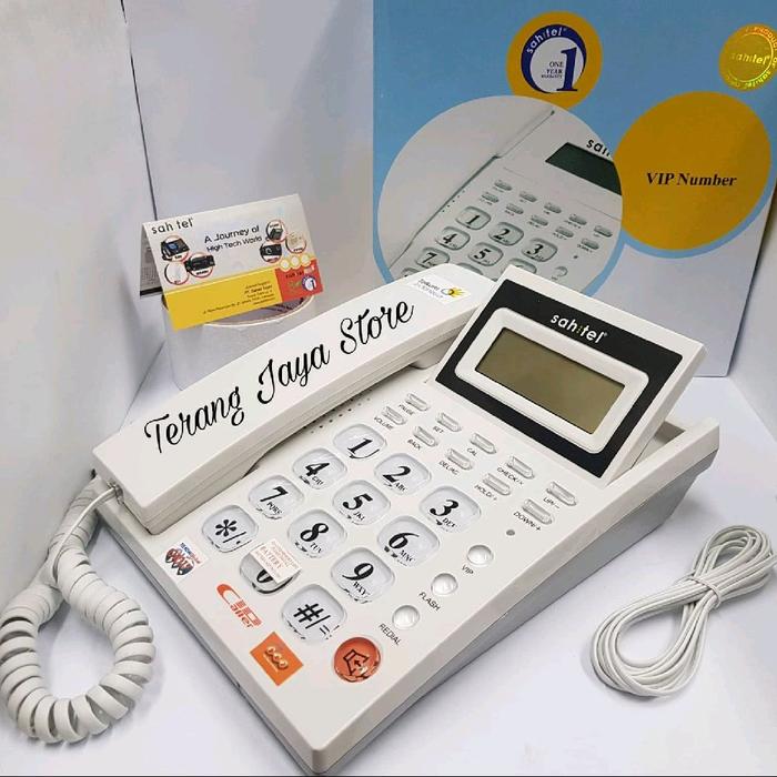 TELEPON KABEL SAHITEL S57 PESAWAT TELEPON RUMAH SAHITEL S-57 (PUTIH) Giá 335,000 Đồng*Miễn phí vận chuyển