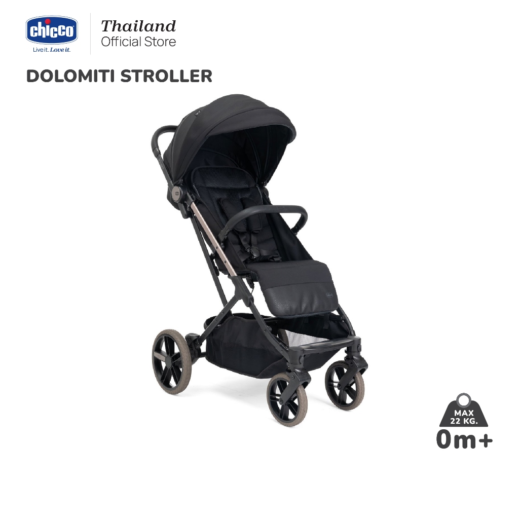 CHICCO DOLOMITI STROLLER CHARCOAL รถเข็นเด็ก ราคา 15,996 บาท*ส่งฟรี