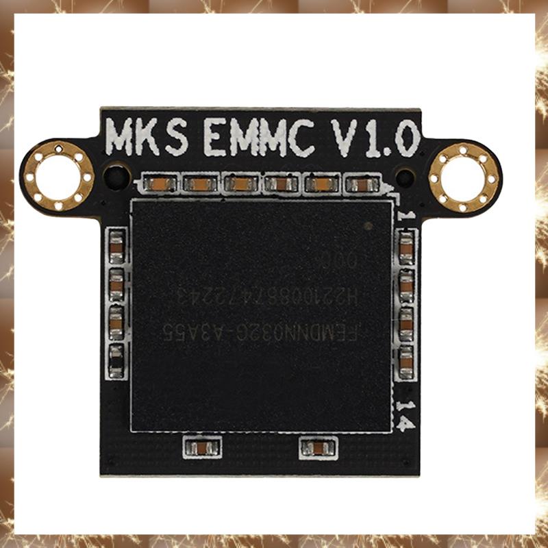 MKS EMMC 32G Memory Expansion Card MKS EMMC V1.0 for Neptune 4/4 Pro/4 Plus/4 MAX for Qidi MAX3/Plus3 Replacement Parts Accessories 1 Piece