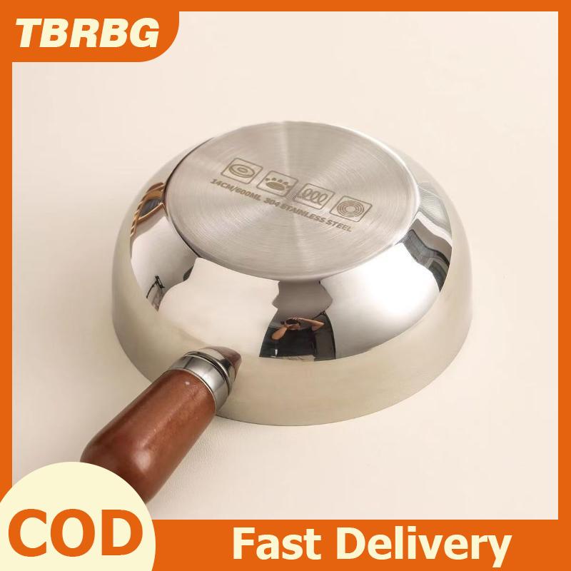 TBRBG หม้อบะหมี่กึ่งสำเร็จรูปสแตนเลสหม้อขนาดเล็กสำหรับหนึ่งคนรูปลักษณ์ที่มีมูลค่าสูงหม้อขนมไม้พีชหม้อทำอาหารขนาดเล็ก ราคา 74 บาท*ส่งฟรี