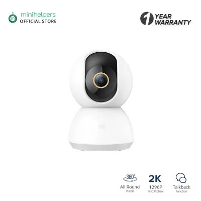 Xiaomi Mi IP Camera PTZ 2K | 1296P 360° vision | Infrared night vision | Motion detection | Talkback feature | Inverted installation | Wireless Webcam Security Cam View Baby Monitor