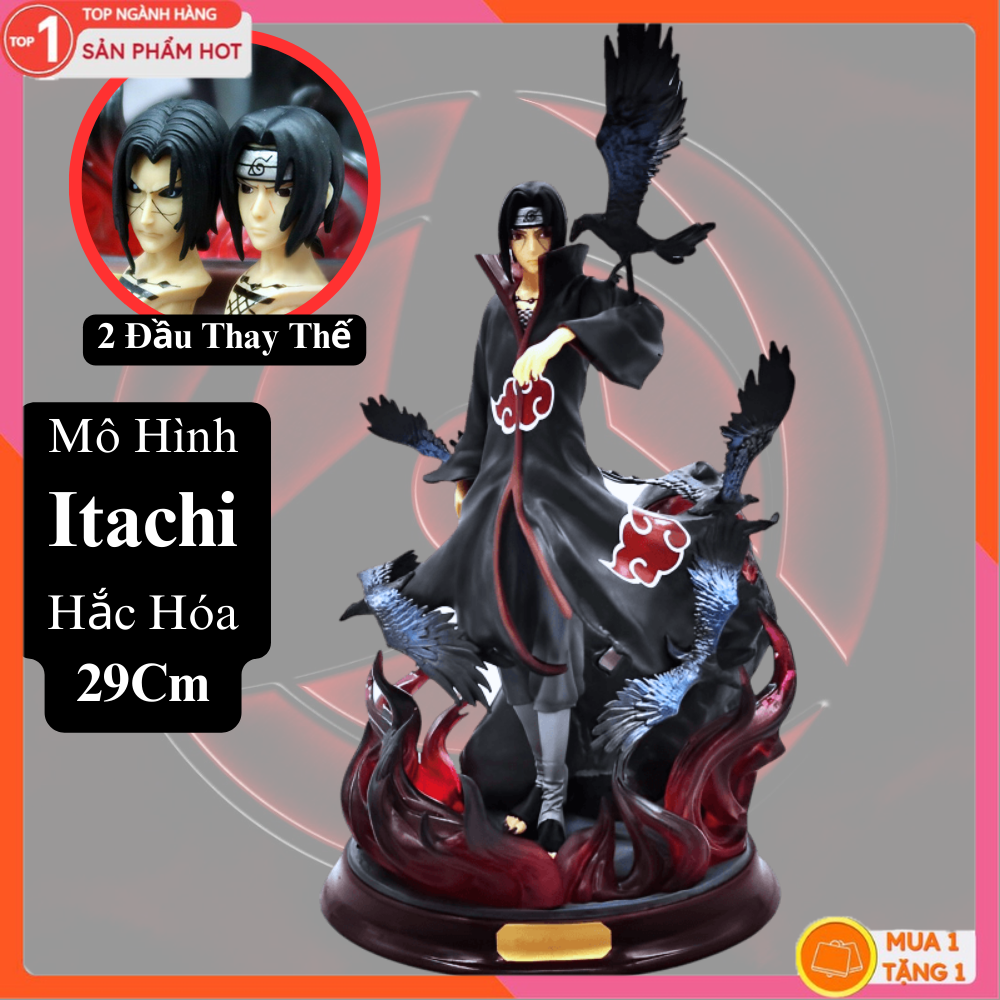 Mô Hình Itachi Hắc Hóa 29Cm Mô Hình Naruto Figure Mô Hình Anmie Naruto Đồ Chơi