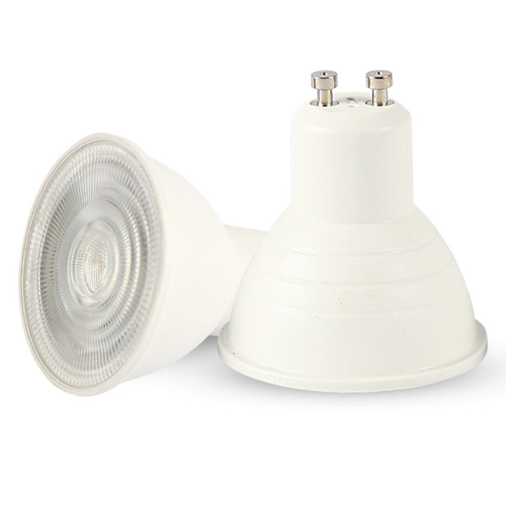 WUCAE 6W 220V GU10 LED Bulbs Plastic COB LED Spot Light Bulb Energy-Saving Track Lamp Ceiling