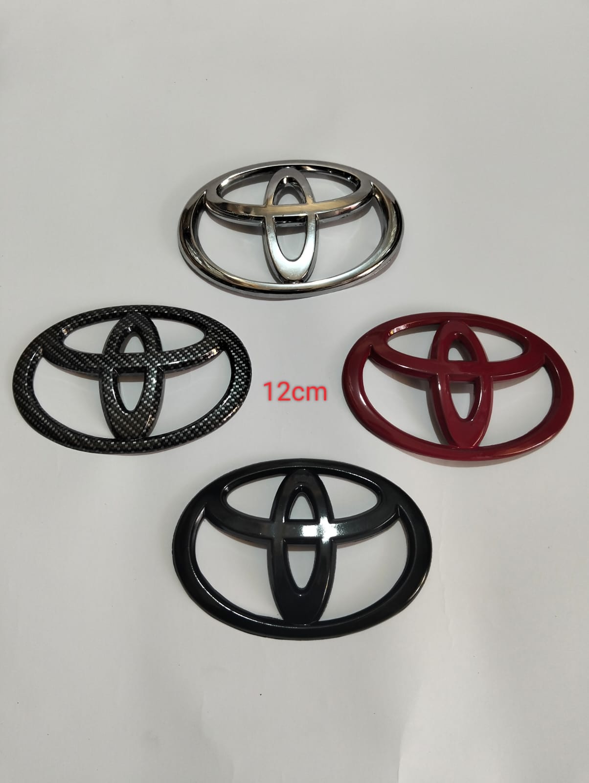 Chrome Trim & Accessories emblem logo toyota diameter 12 cm avanza 2004-2011 Car Harga 50,000 rupiah*Gratis Ongkir