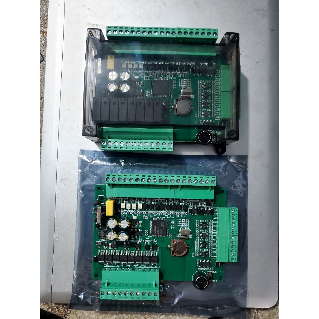 Bộ lập trình PLC - FX3U-20MR-6AD2DA-485