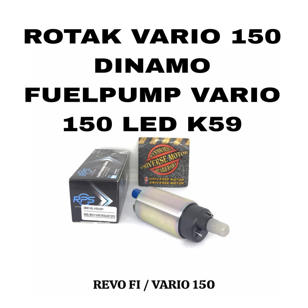Romak Vario 150 Dinamo fuelpump Vario 150 led K59 Harga 77,590 rupiah*Gratis Ongkir