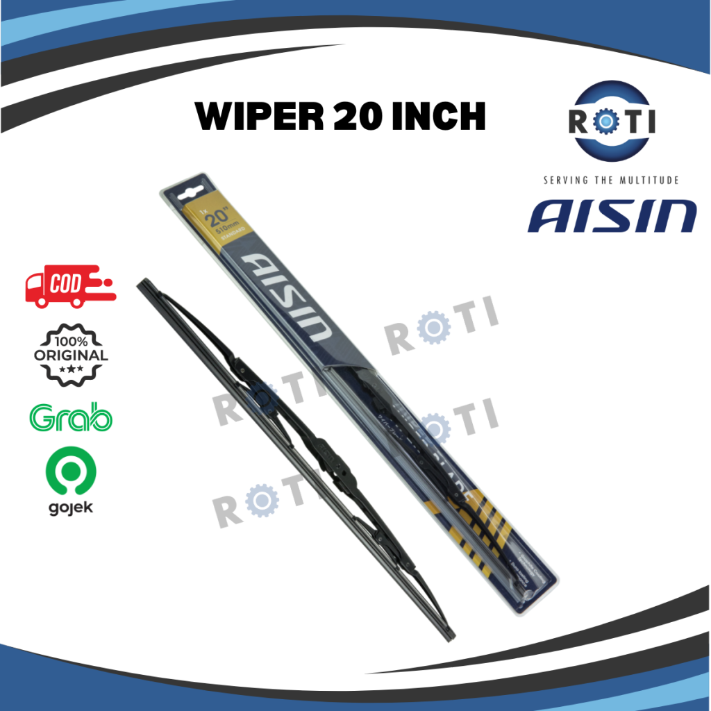 WIPER AISIN 20 INCH 510MM UNIVERSAL ORIGINAL Harga 47,690 Ringgit*Penghantaran Percuma